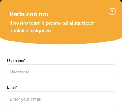 Conto temporaneamente bloccato.